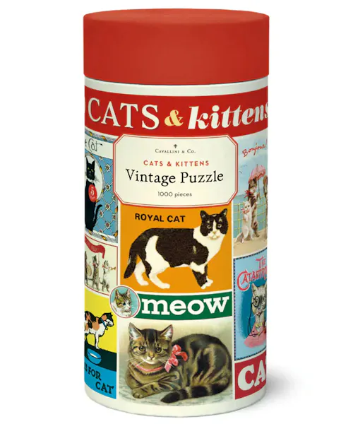 Cavallini Vintage Puzzle Cats and Kittens