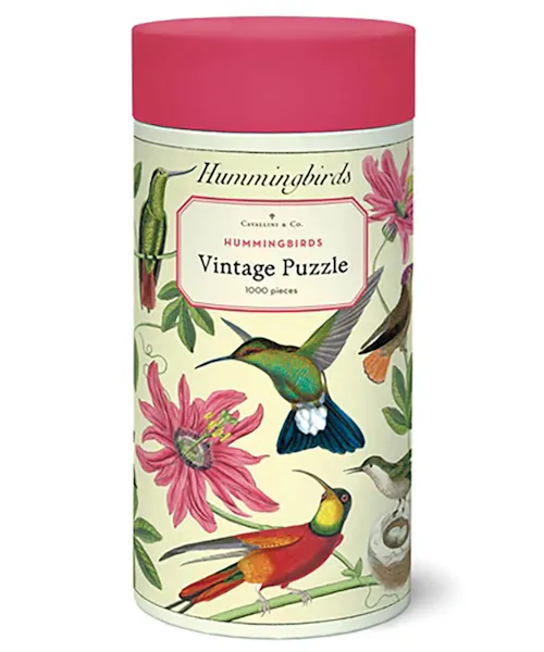 Cavallini Vintage Puzzle Hummingbirds