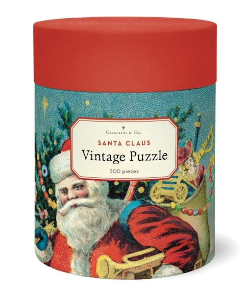 Cavallini Vintage Puzzle - Santa Claus