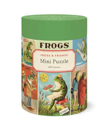Cavallini Vintage Mini Puzzle - Frogs & Friends