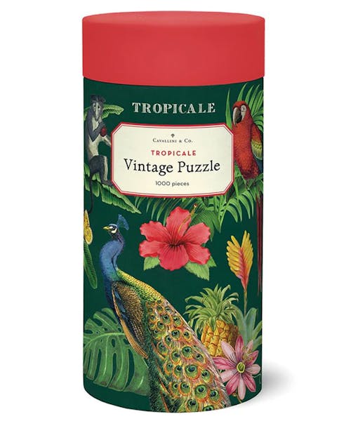 Cavallini Vintage Puzzle Tropicale