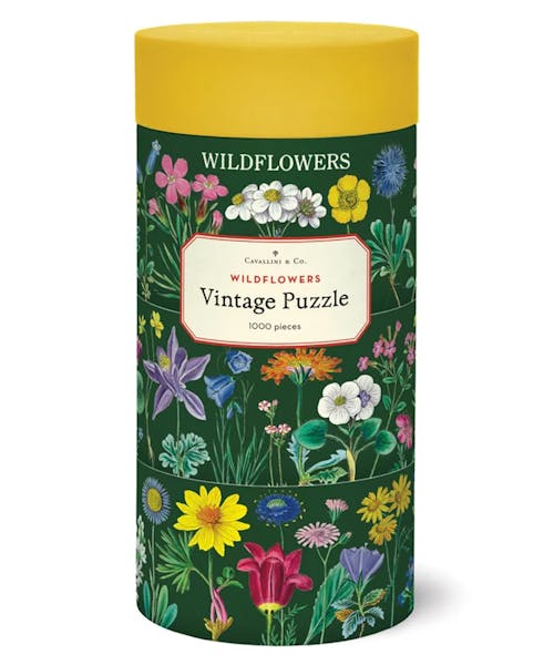 Cavallini Vintage Puzzle Wildflowers