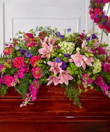 Radiant Tribute Casket Spray