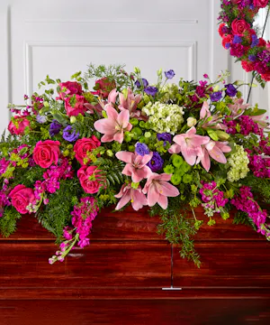 Radiant Tribute Casket Spray