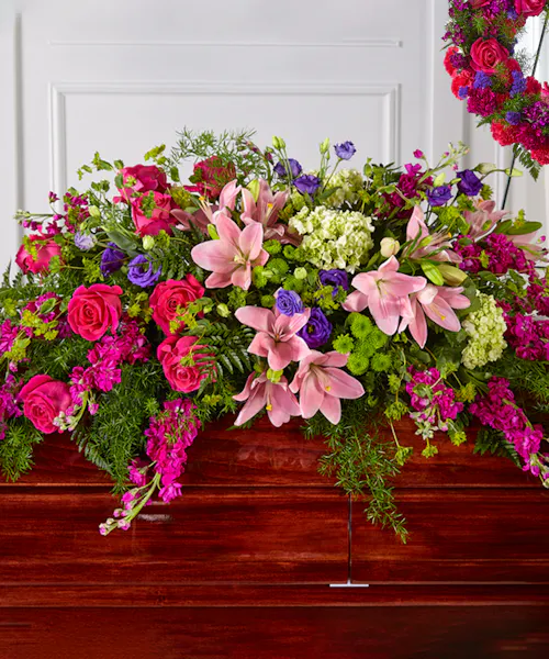 Radiant Tribute Casket Spray
