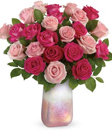 Modern Pink Rose Bouquet 