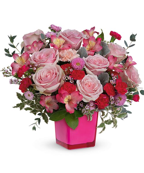 Rosy Moment Bouquet - Rosy Moment Flower Bouquet Denver, CO, Veldkamp's ...