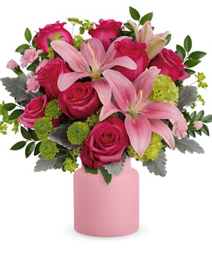 Pink & Green Modern Bouquet