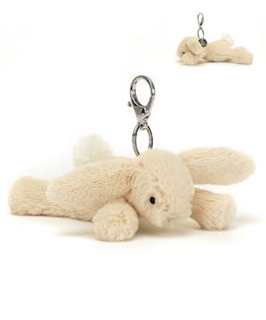 Jellycat Smudge Rabbit Bag Charm