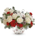Snowy Sparkle Ornament Bouquet