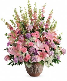 Lavender & Pink Sympathy Bouquet 