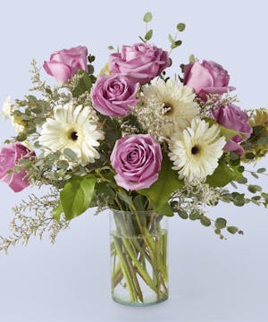 Charming Rose & Gerbera Daisy Bouquet