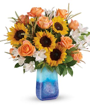 Contemporary Sunflower Bouquet