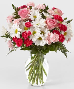 Charming Pink & White Bouquet