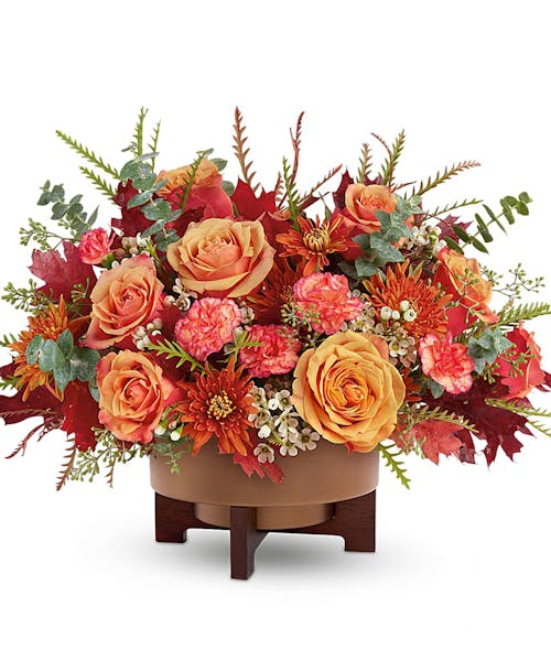 Modern Copper Centerpiece