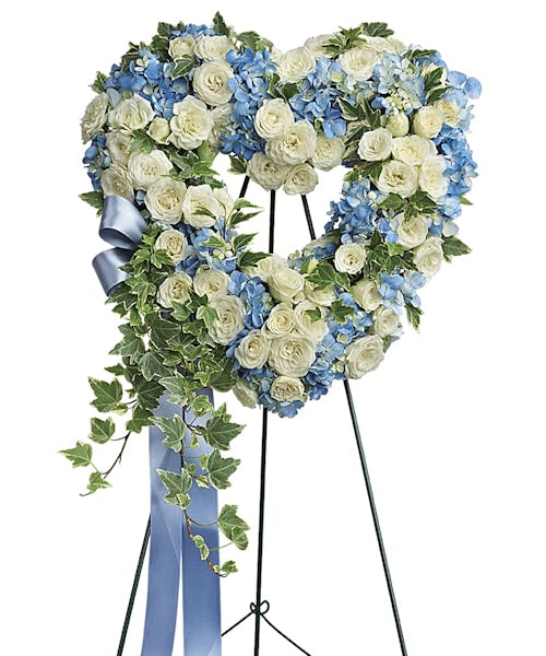 Pure Heart Standing Wreath