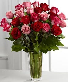 Gorgeous Red and PInk Roses 