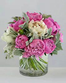 Pink and White Peony Bouquet 