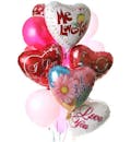 Valentine Balloon Bouquet Mixed