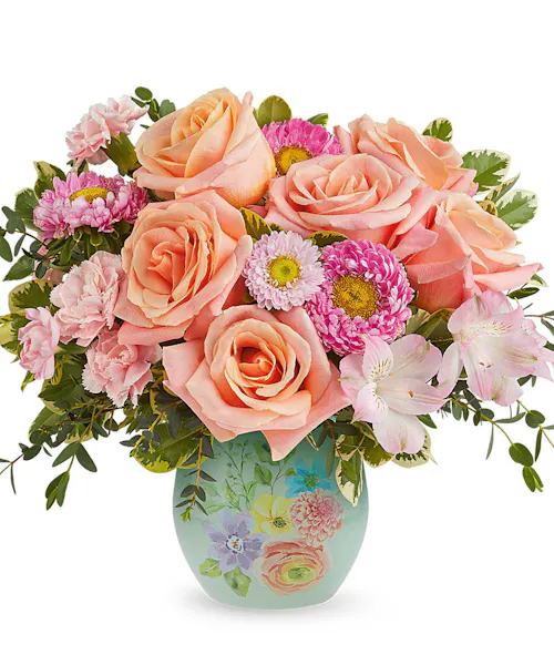 Watercolor Garden Bouquet