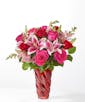 Always You Bouquet with Red Vase - Standard