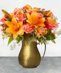 Autumn Lights in Gold Pitcher - Premium