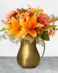 Autumn Lights in Gold Pitcher - Deluxe