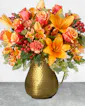 Autumn Lights in Gold Pitcher - Exquisite