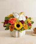 Autumn White Pumpkin Bouquet - Standard