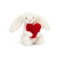 Little Bashful Red Love Heart Bunny 7