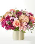 Berry Cobbler Bouquet in Ivory Vase - Deluxe