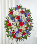 Cherished Service Standing Spray - Deluxe