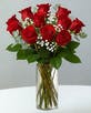 Colorado Beauty Red Rose Bouquet - 12 Roses