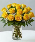 Colorado Beauty Yellow Rose Bouquet - 18 Roses