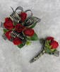 Regal Rose Corsage & Boutonniere