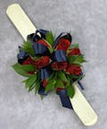 Simple Red & Blue Corsage