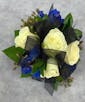 Rose & Delphinium Corsage