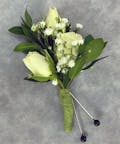 Rose & Babies Breath Boutonniere