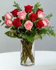 Elegant Love Rose Bouquet - 12 Roses