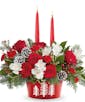 Evergreen Charm Christmas Centerpiece - Deluxe