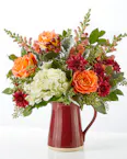 Fall's Finest Pitcher Bouquet - Deluxe