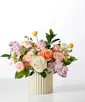 French Market Bouquet with Ivory Vase - Deluxe