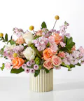 French Market Bouquet with Ivory Vase - Exquisite
