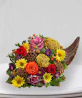 Fresh Flower Cornucopia