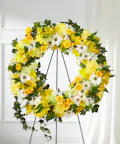 Golden Remembrance Wreath