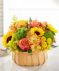 Harvest Sunflower Basket - Standard