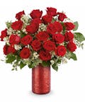 Love Spark Bouquet - 24 Roses