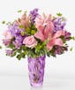 Precious Petals Bouquet with Lavender Vase - Deluxe