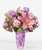 Precious Petals Bouquet with Lavender Vase - Standard