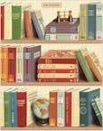 Cavallini Vintage Puzzle Library Books